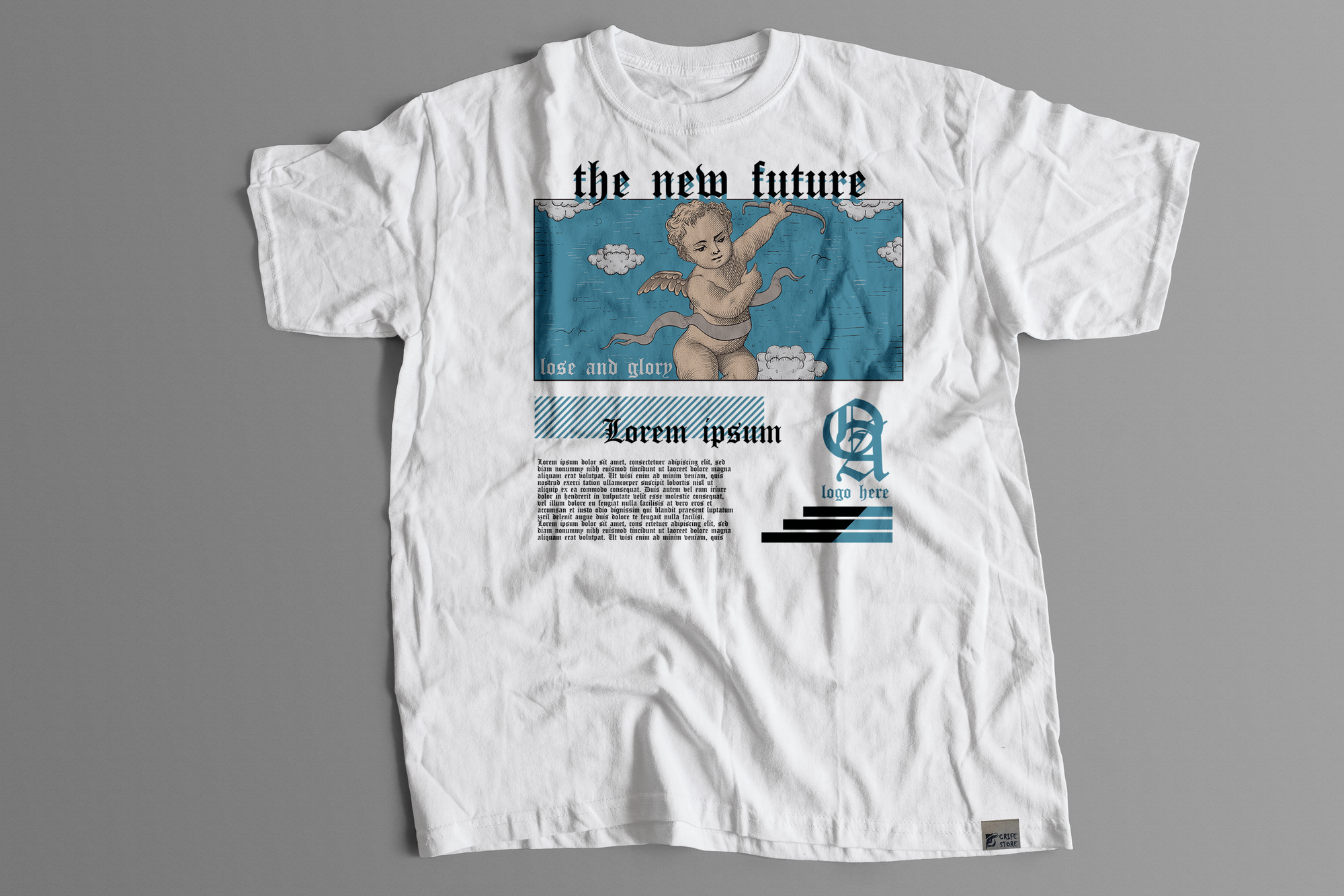 CAMISETA PREMIUM OVERSIZE ANGEL